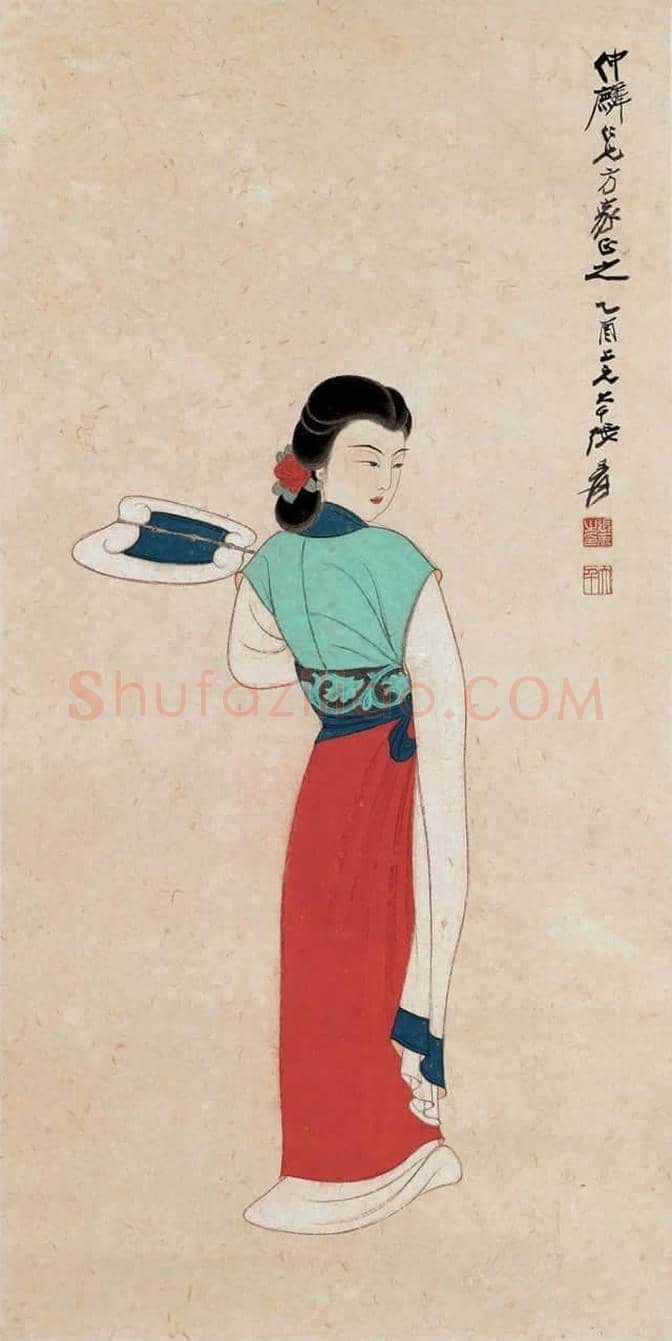 画坛巨匠张大千:创作数百幅《仕女图》 | 书画常识