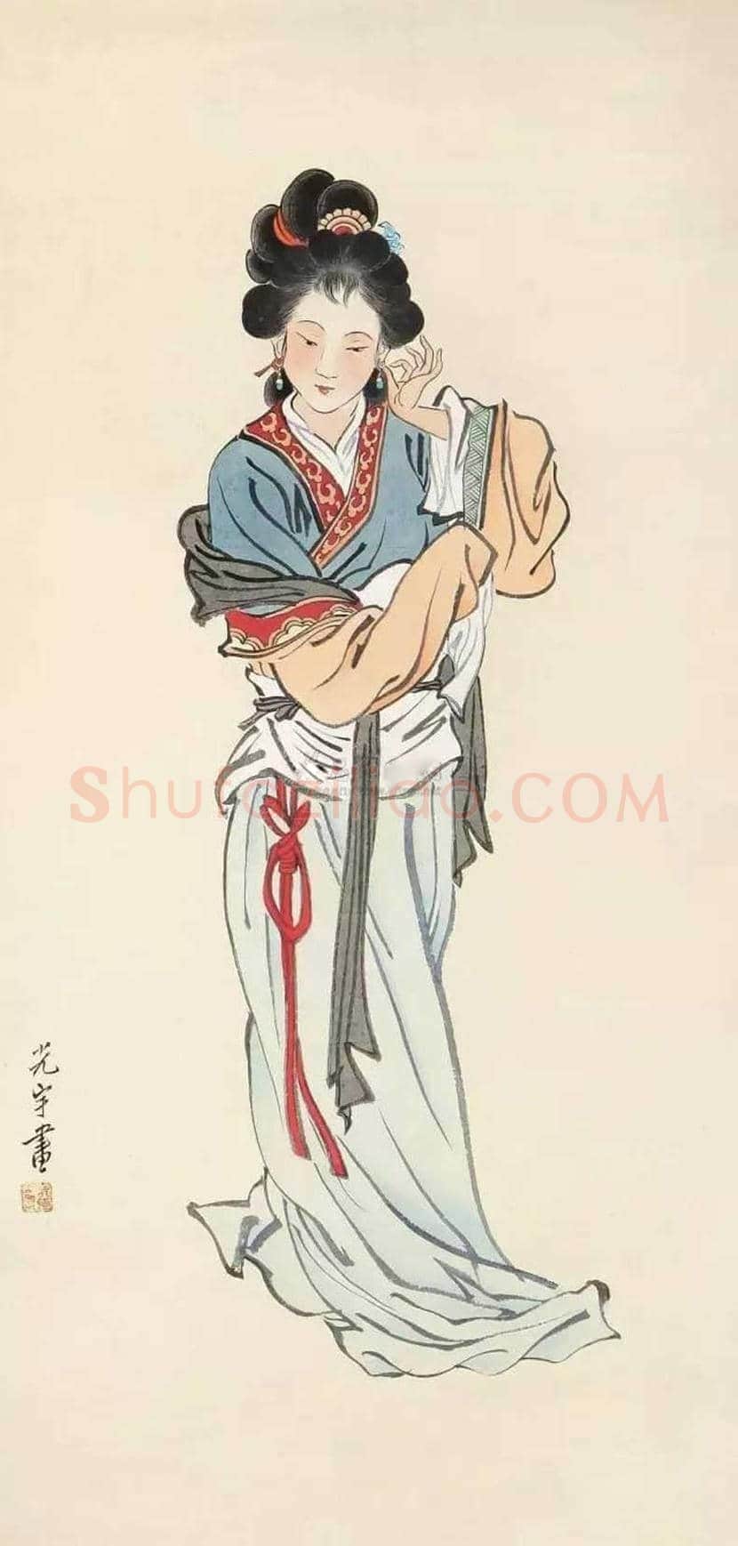 吴光宇人物画作品欣赏 | 书画常识
