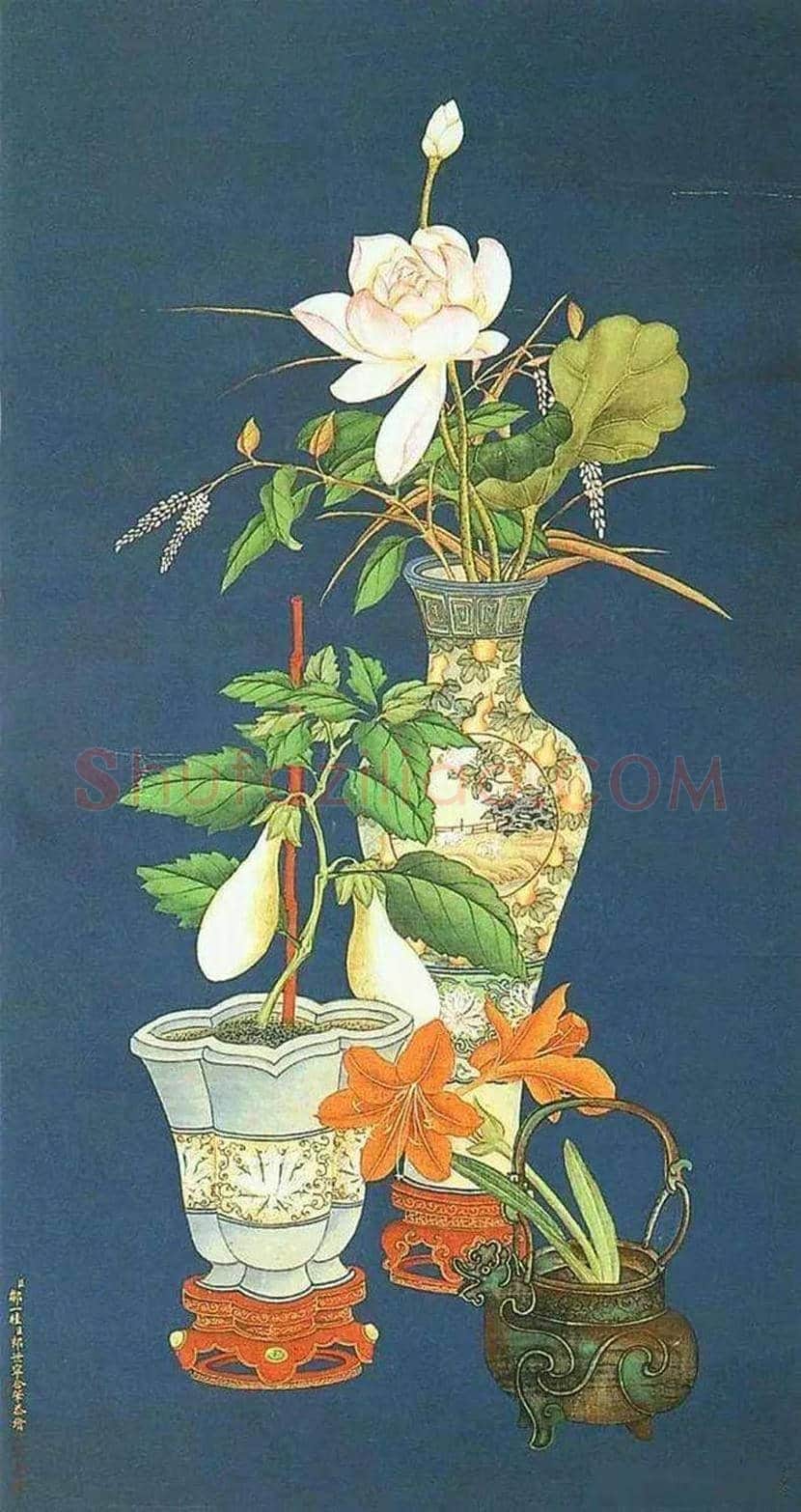 邹一桂工笔花鸟画作品欣赏 | 书画学堂