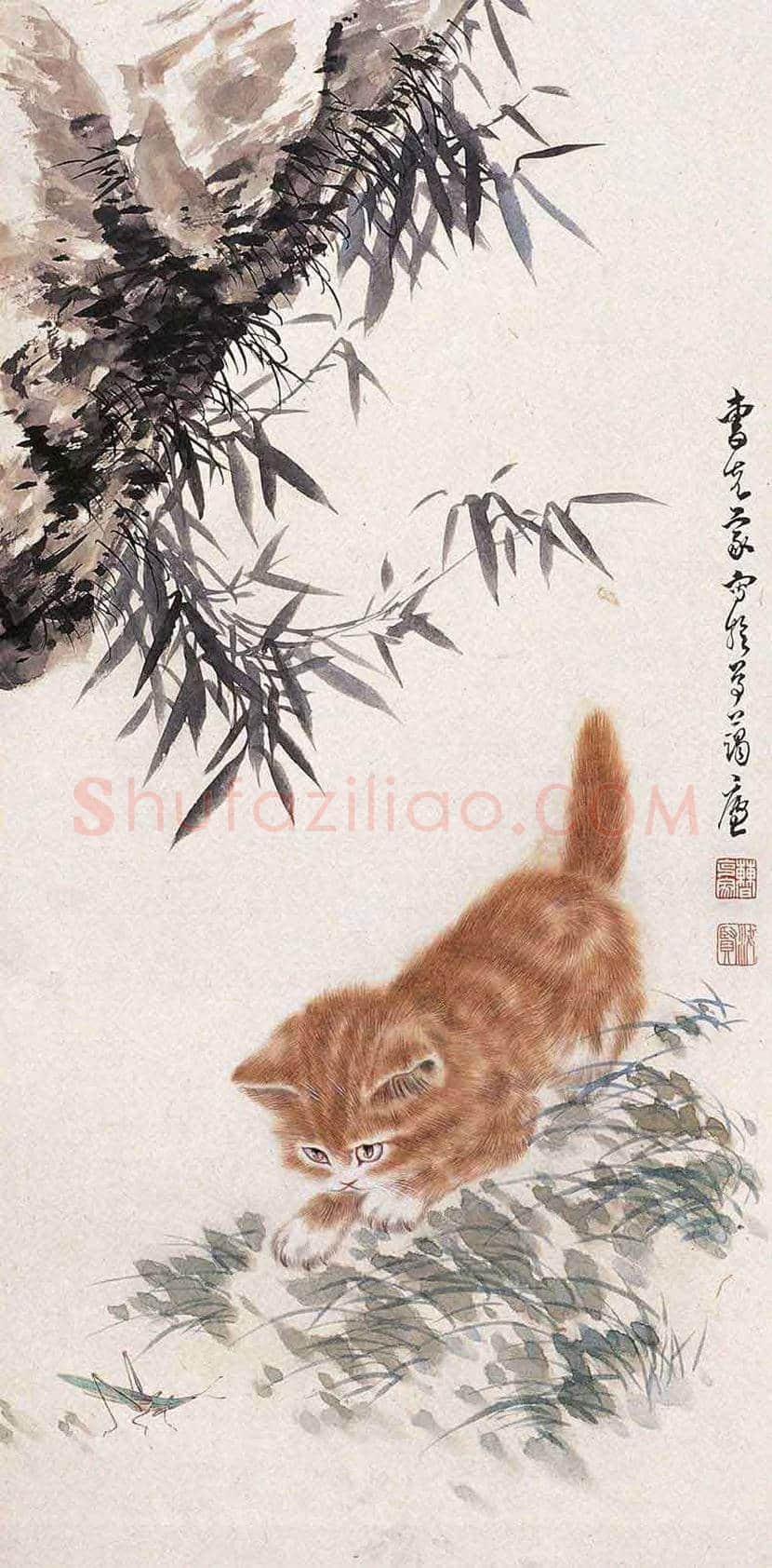 曹克家画猫作品欣赏 | 书画学堂
