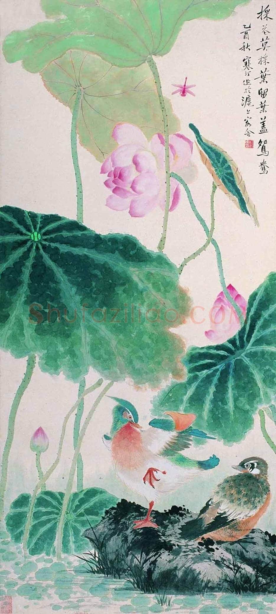 江寒汀荷花作品欣赏 | 书画讲解