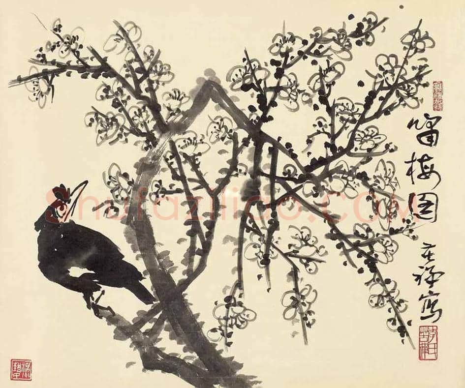 李苦禅笔下的梅兰竹菊 | 书画学堂