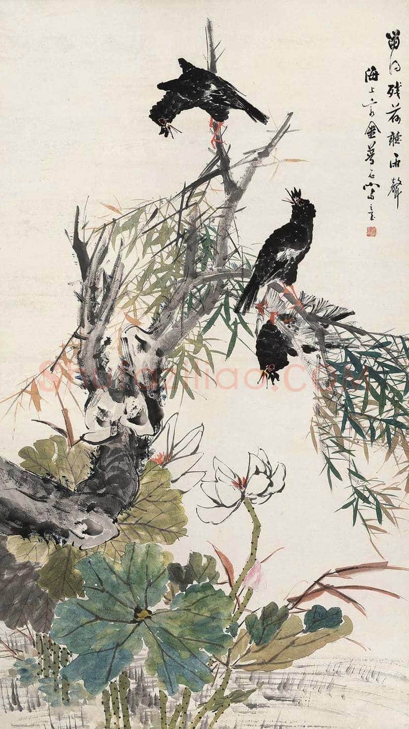 金梦石花鸟画欣赏 | 书画讲解