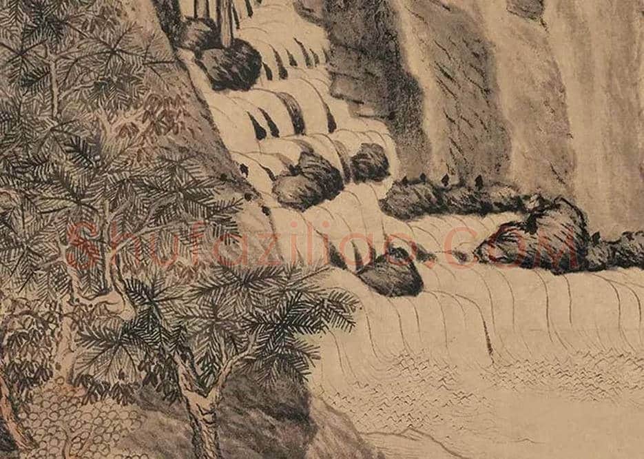 沈周作品《庐山高图》欣赏 | 书画学堂