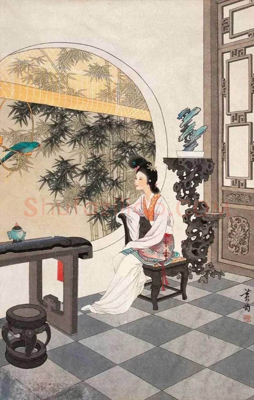 黄均工笔人物画欣赏 | 书画资料