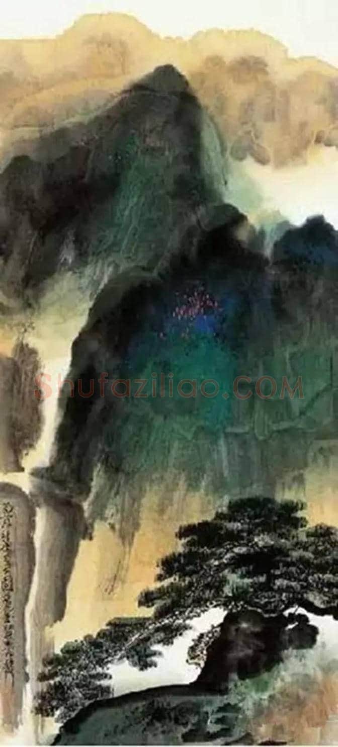 谢稚柳的泼彩作品欣赏 | 书画常识