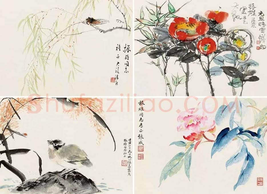 海上花鸟四大家笔下的作品，让人醉！ | 书画学堂