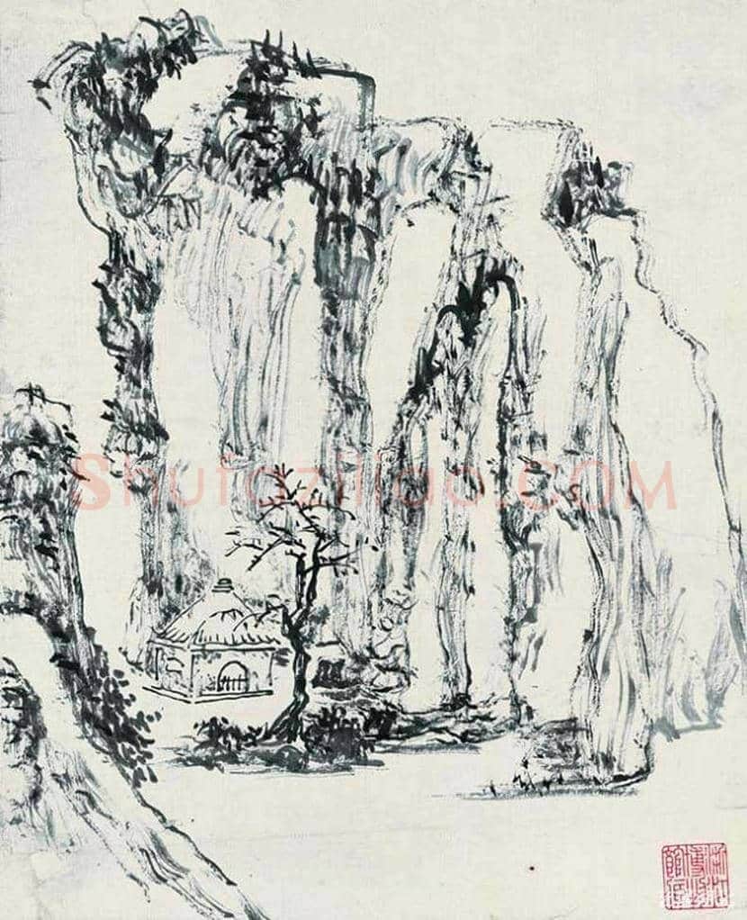 黄宾虹“钩古画法”,用临摹记录自己融会古今的思绪 | 书画学堂