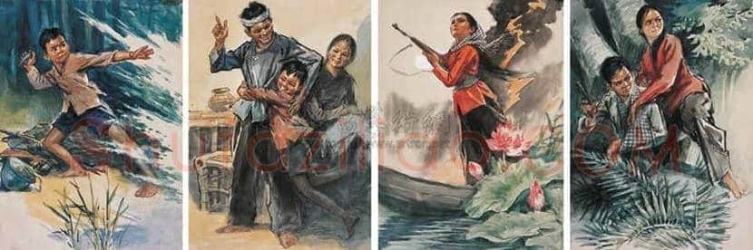 红色画家董辰生的插图作品欣赏 | 书画学堂