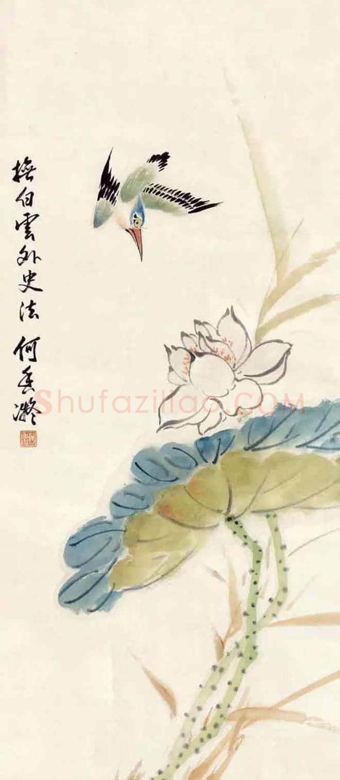 一代女杰何香凝作品欣赏 | 书画知识