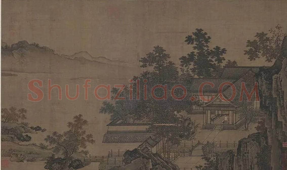 刘松年《四景山水图》欣赏 | 书画常识