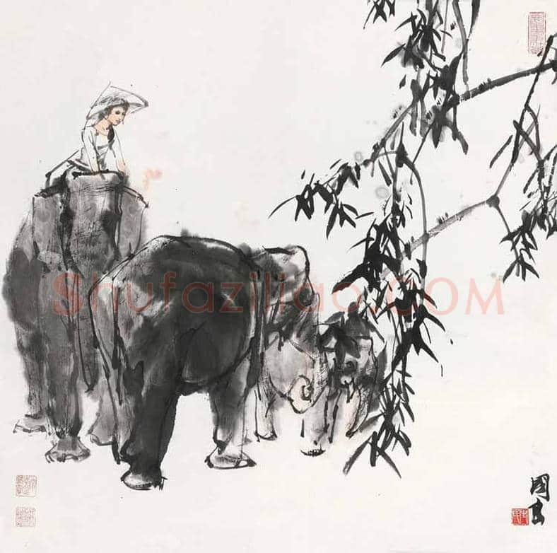 史国良画大象，吉祥如意 | 书画讲解