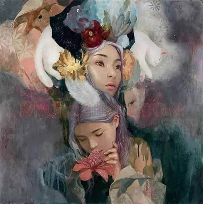 韩国女画家Soey.Milk绘画作品欣赏 | 书画资料