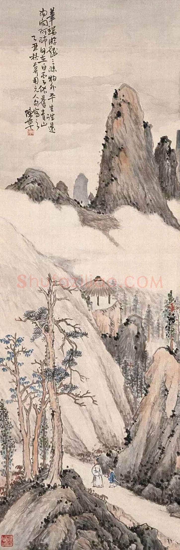 陈半丁山水画欣赏 | 书画知识