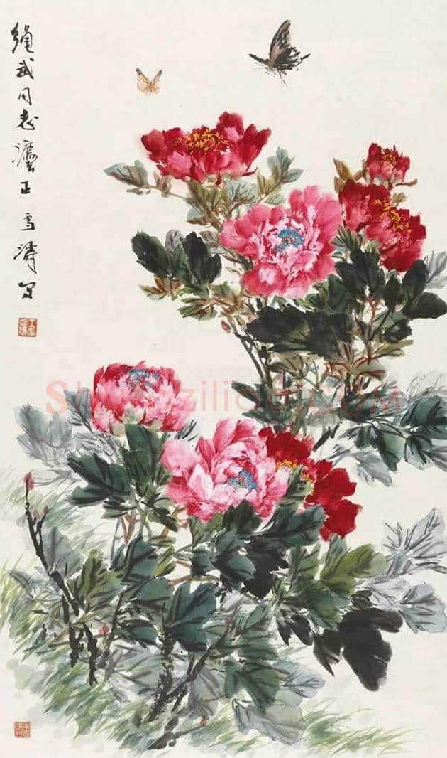 王雪涛国画牡丹欣赏 | 书画学堂