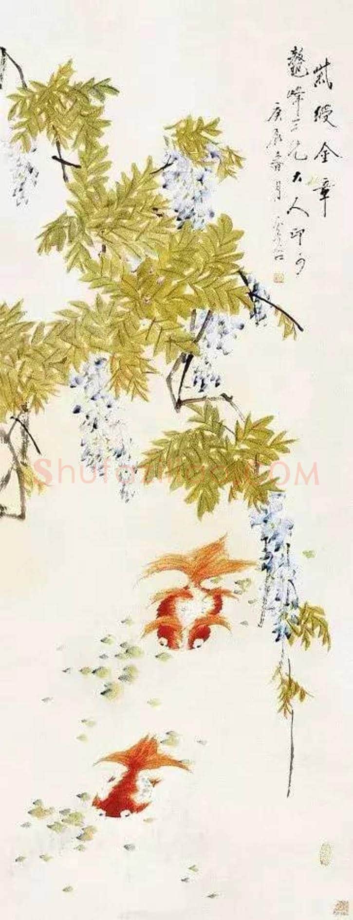 虚谷笔下的松鼠和金鱼欣赏 | 书画科普