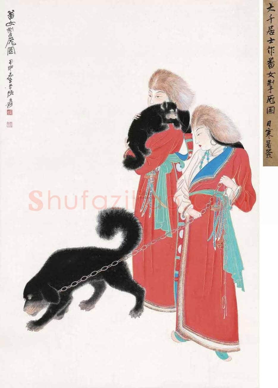 张大千异域风情作品欣赏 | 书画资料