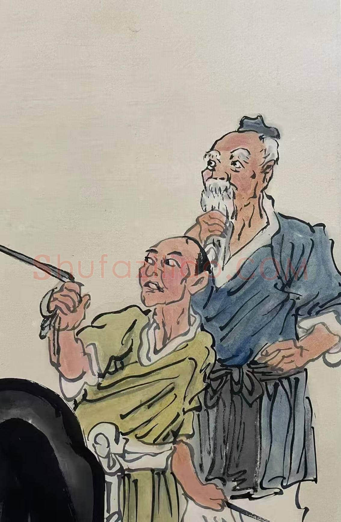 绝佳典范之作——徐悲鸿《九方皋》 | 国画欣赏