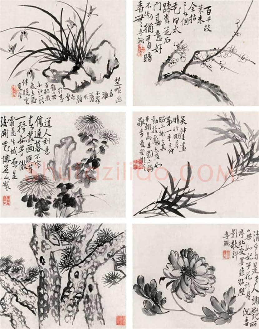 清代李鱓绘画作品欣赏 | 书画知识