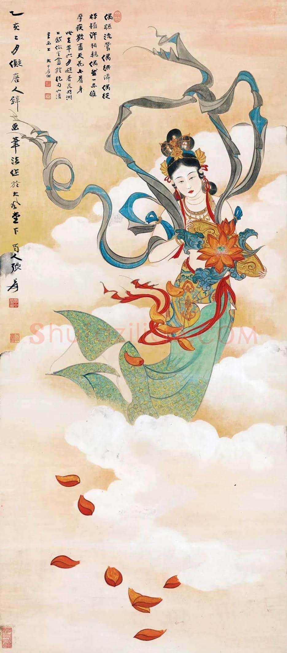 张大千宗教题材作品市场价格 | 书画科普