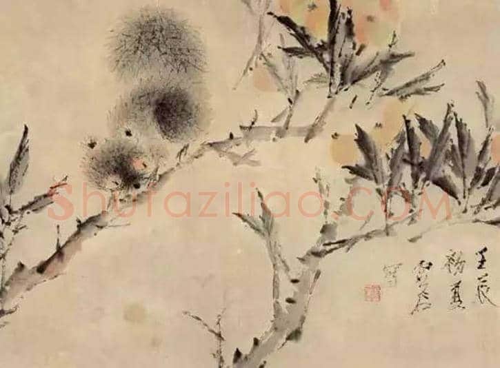 虚谷笔下的松鼠和金鱼欣赏 | 书画科普