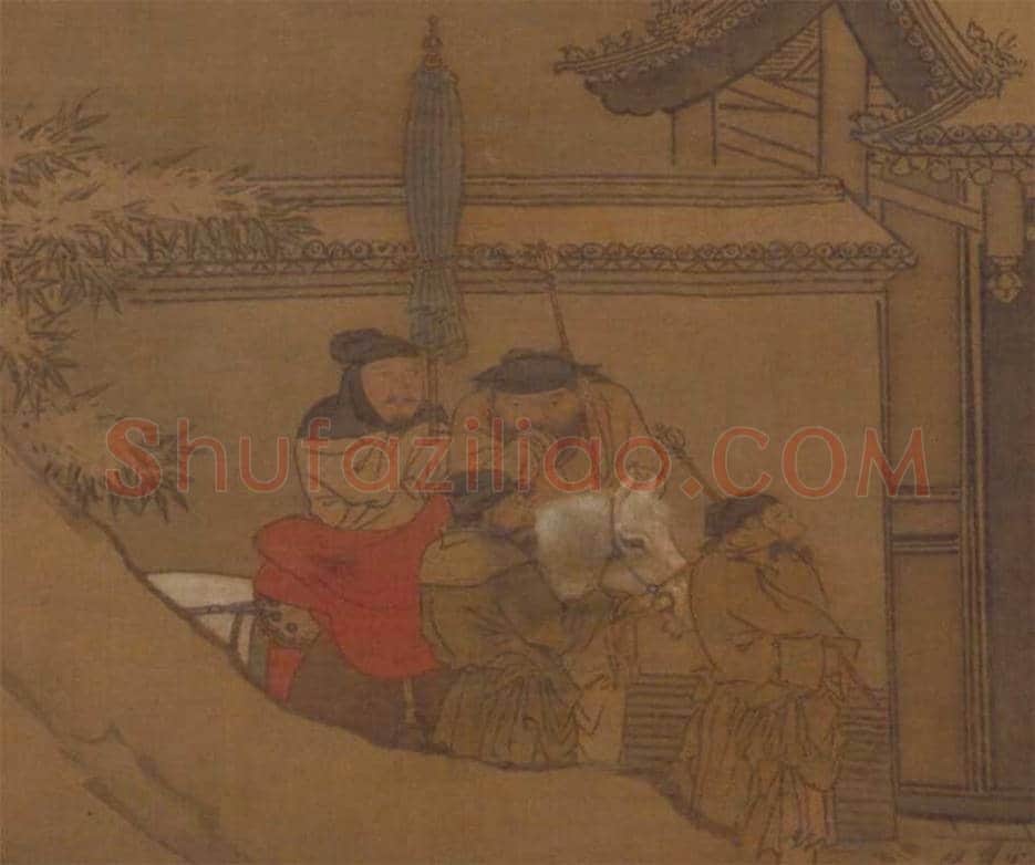 刘俊作品《雪夜访普图》欣赏 | 传世国画赏析