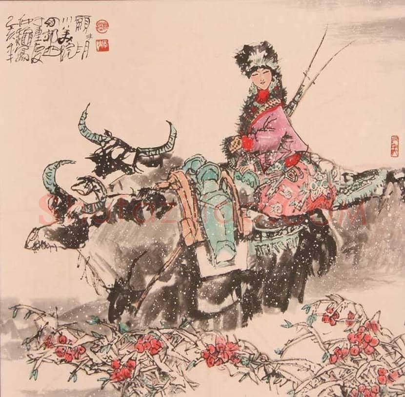 杜显清人物画作品欣赏 | 书画常识