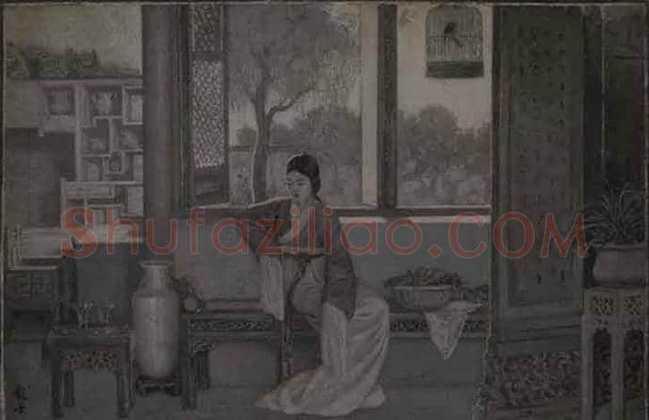 李毅士水粉画《长恨歌画意》图赏 | 书画常识