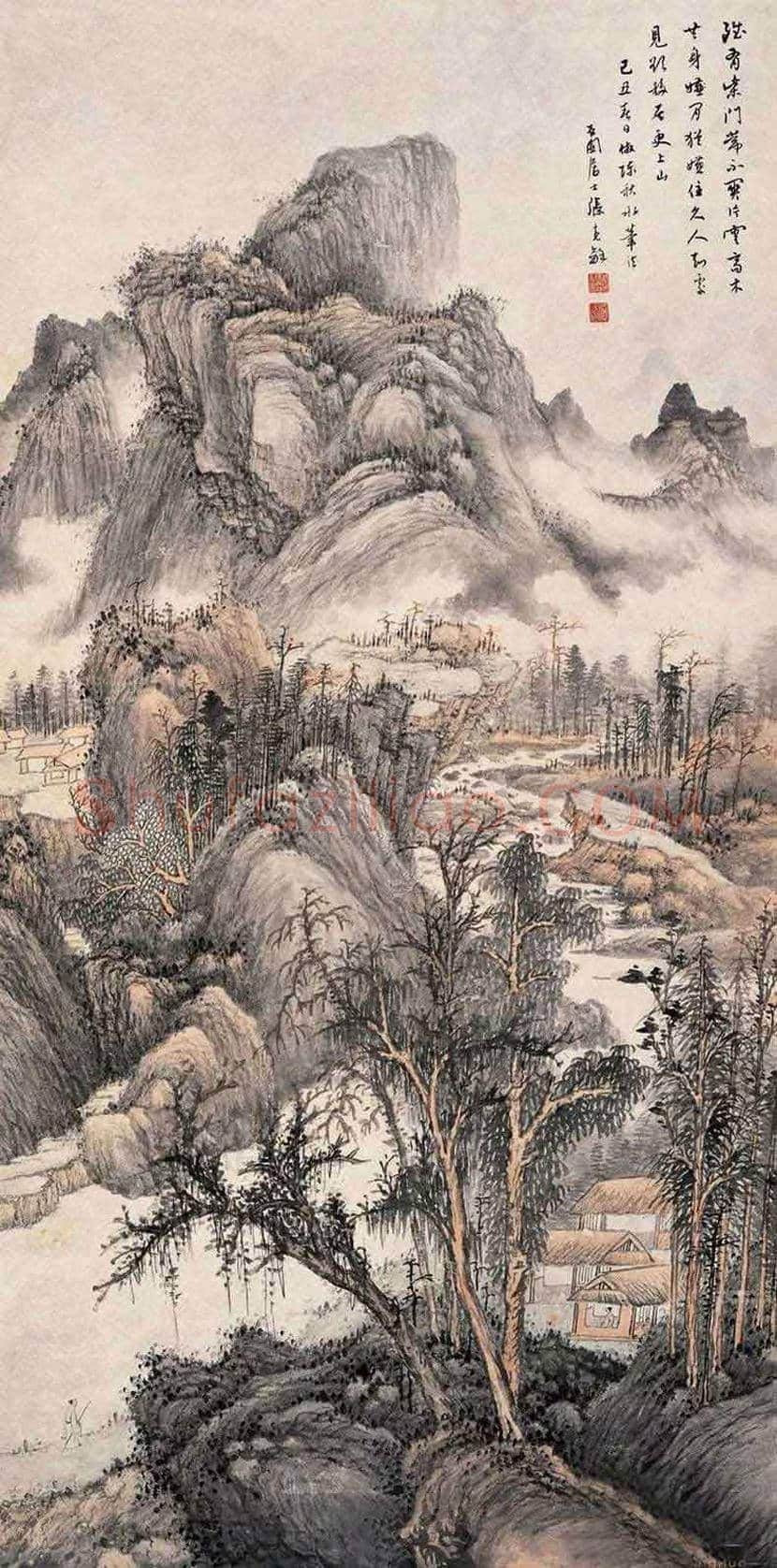 张石园山水画作品欣赏 | 书画文摘