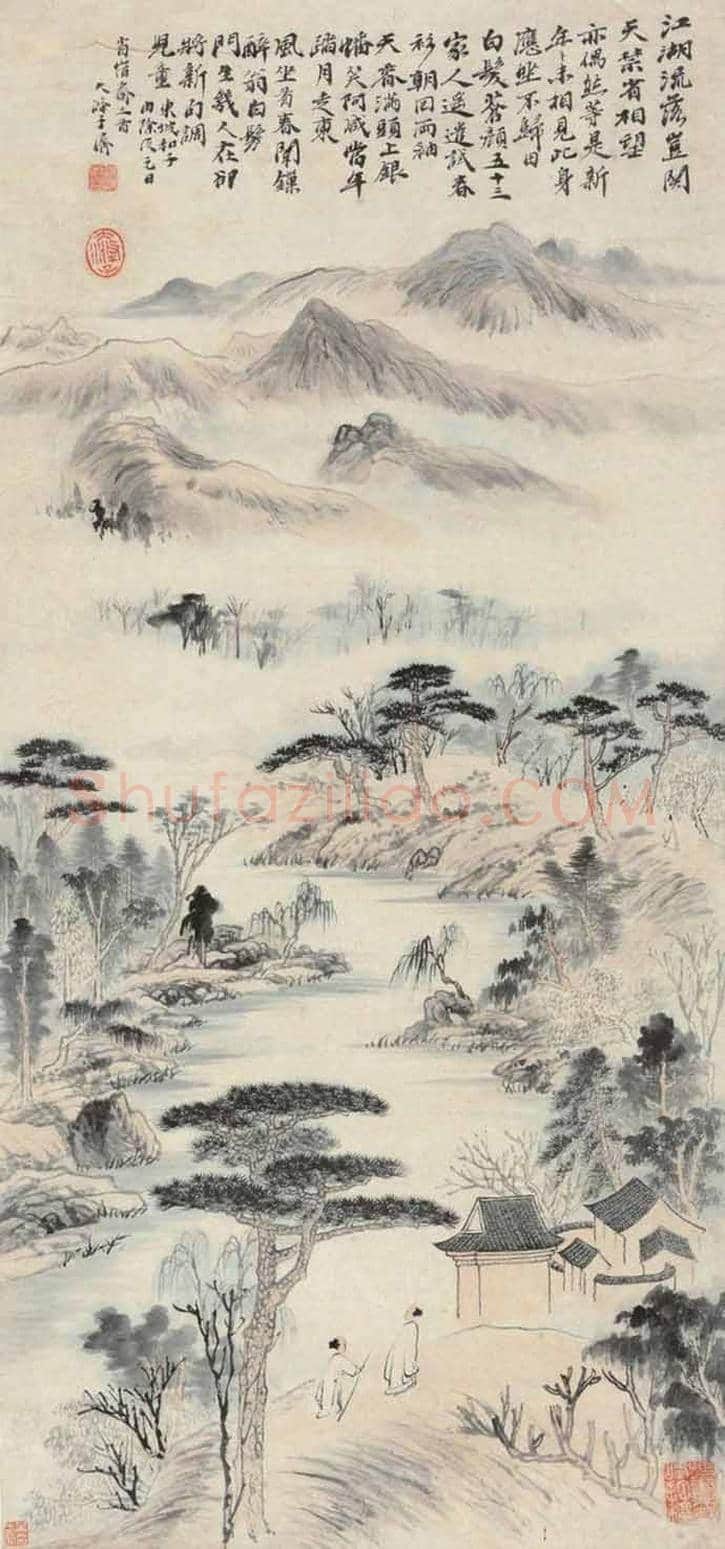 石涛山水画精品欣赏 | 书画常识