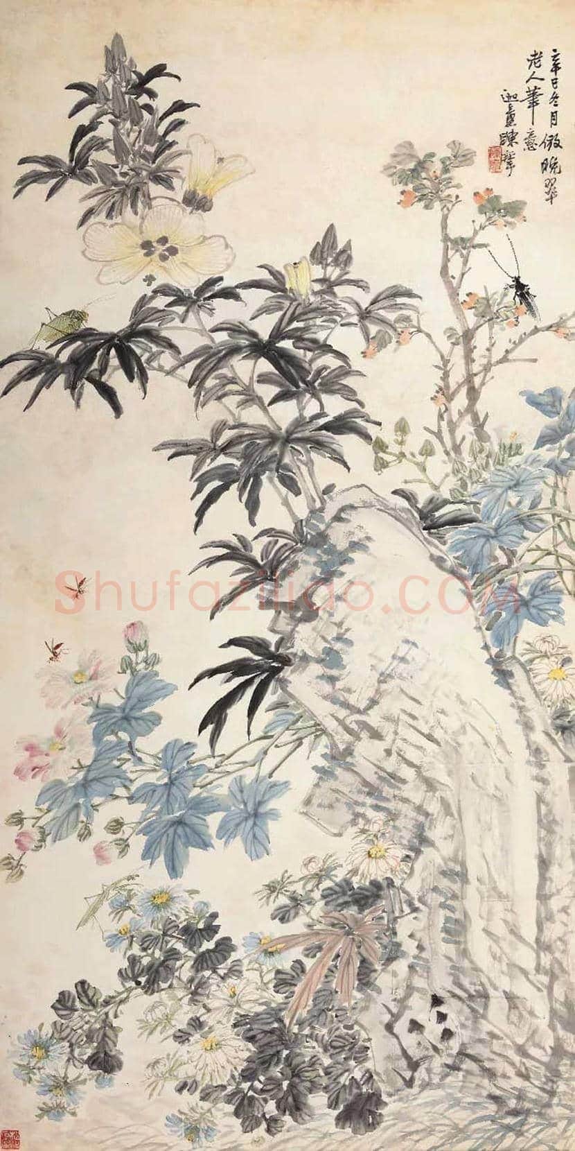 陈摩作品欣赏 | 书画资料