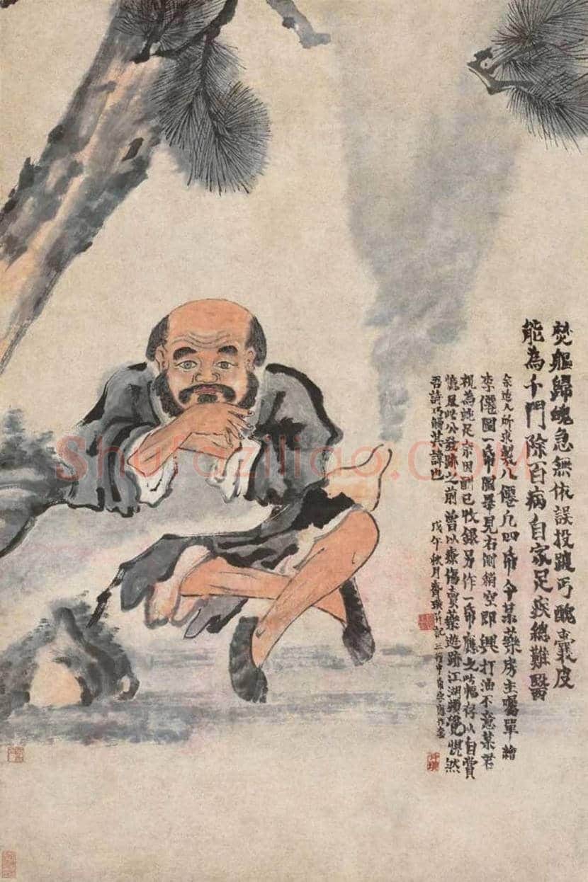 齐白石笔下的铁拐李欣赏 | 书画文摘