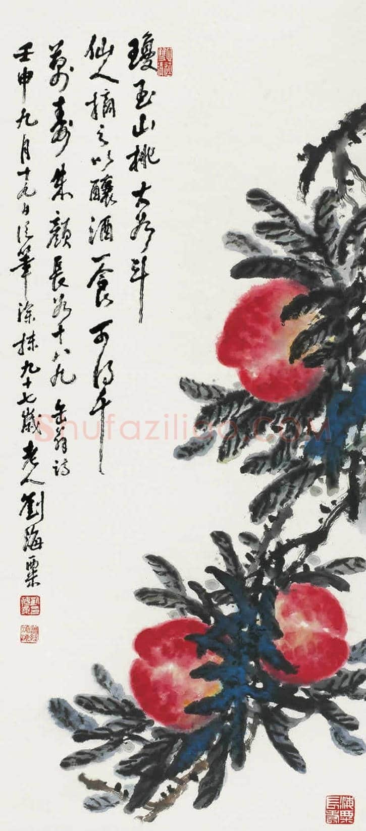 刘海粟花鸟画欣赏 | 书画资料