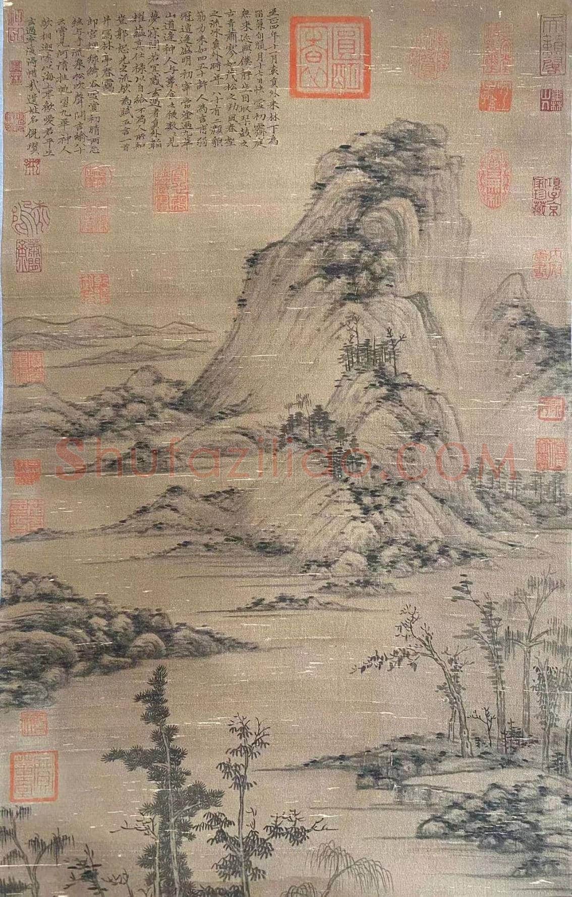 赫赫巨迹——倪瓒《林亭春霭图》递藏考略 | 国画鉴赏