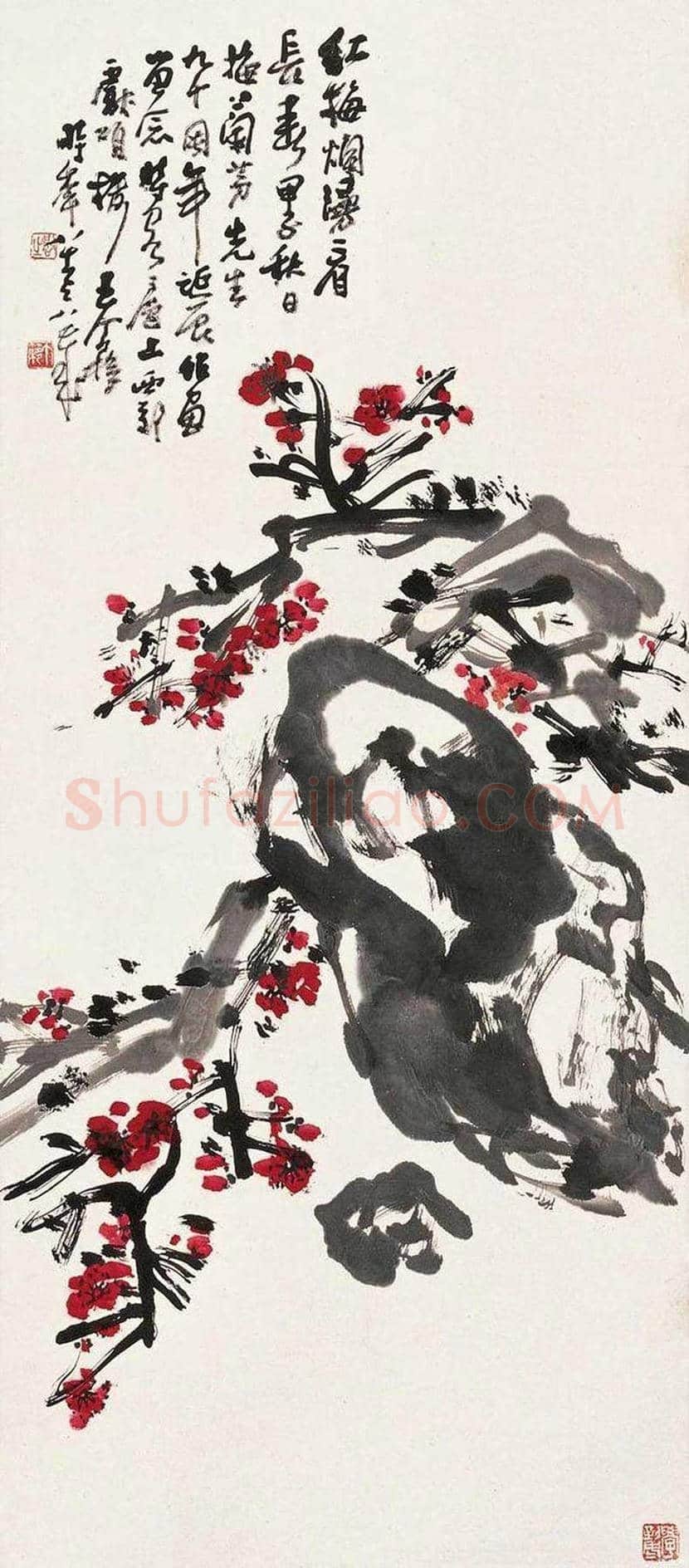 王个簃花鸟画作品欣赏 | 书画文摘