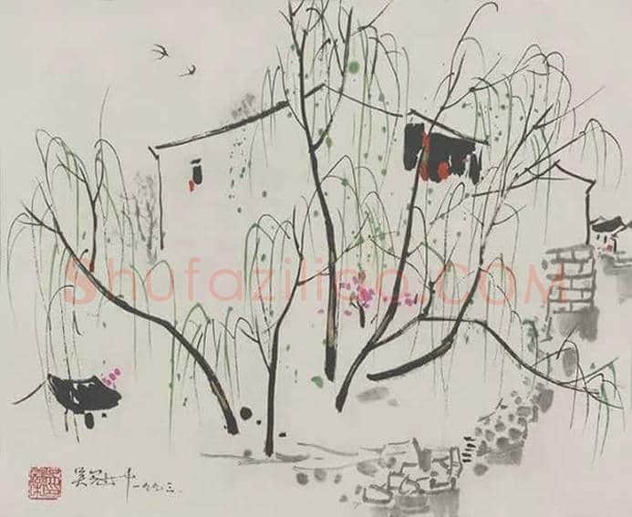 通过吴冠中笔下的《房子》教你如何看懂抽象画 | 书画文摘