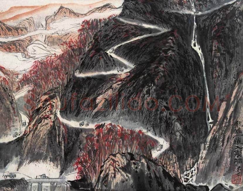陆俨少山水画作品欣赏 | 书画学堂