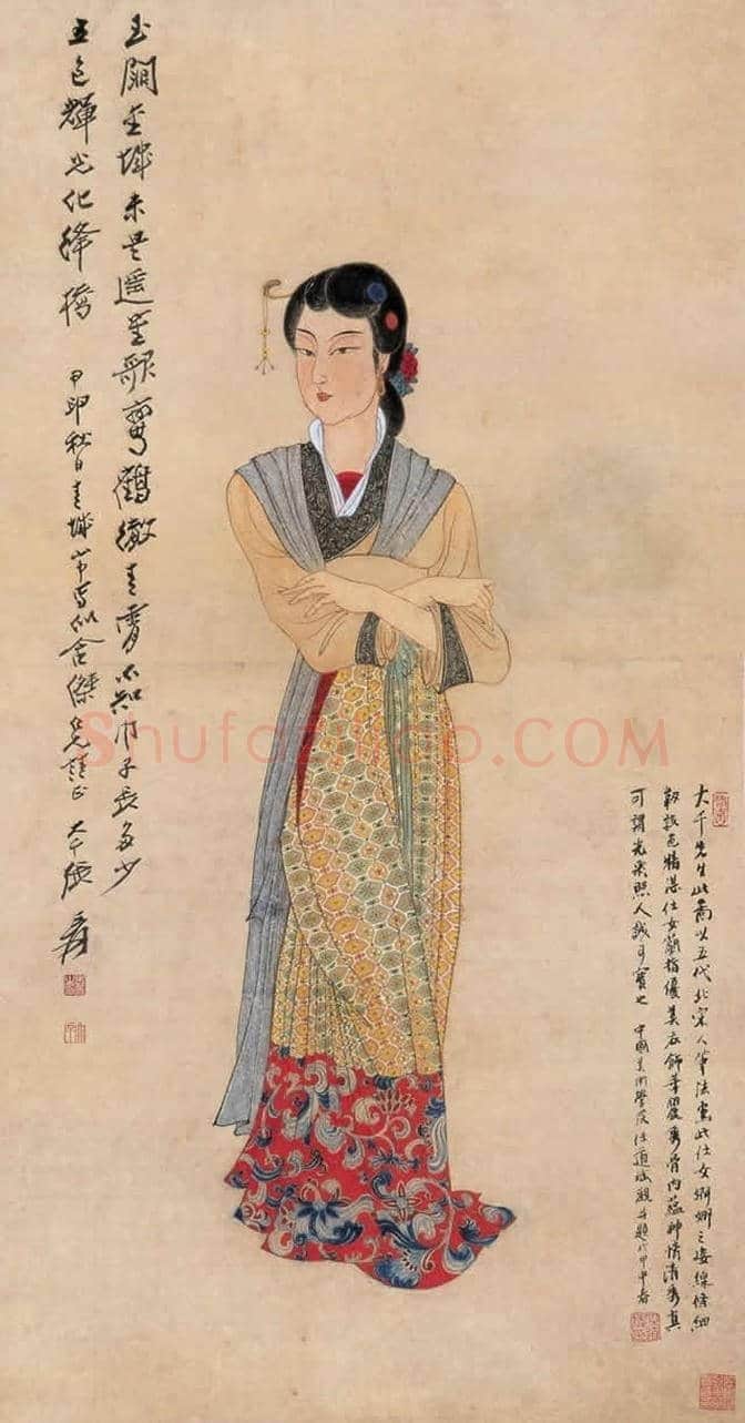 画坛巨匠张大千:创作数百幅《仕女图》 | 书画常识
