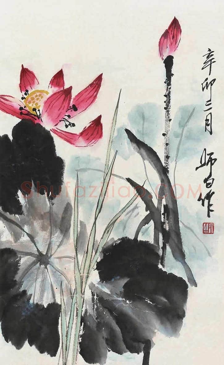 王雪涛娄师白荷花作品比较 | 书画学堂