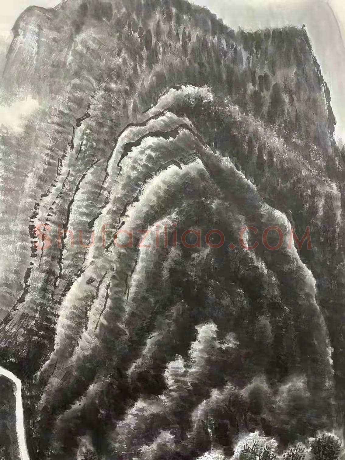 李可染作品《雨后清音图》，精品佳作！ | 国画赏析