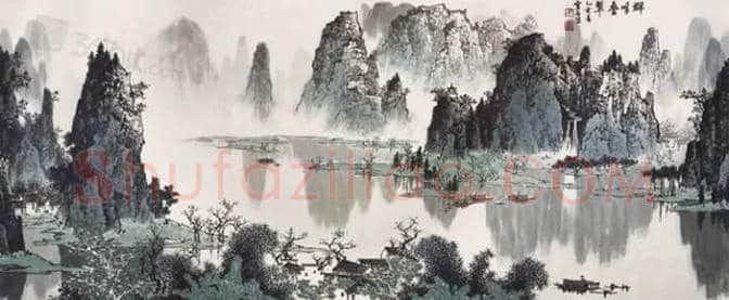 白雪石绘画作品《桂林山水》欣赏(100幅) | 书画文摘