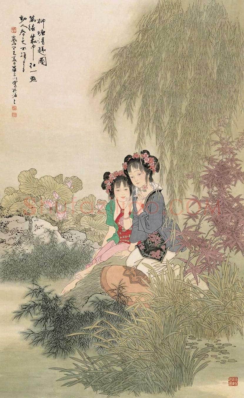 华三川工笔仕女作品欣赏 | 书画科普