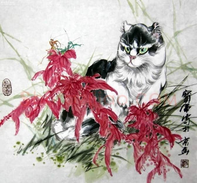 孙菊生:物理学教授业余画猫,且成为一代宗师! | 书画文摘