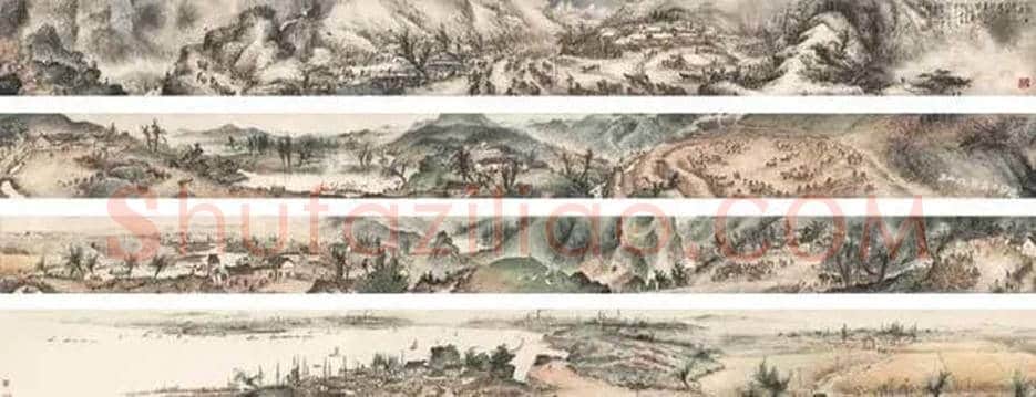 关山月《山村跃进图》欣赏 | 书画学堂