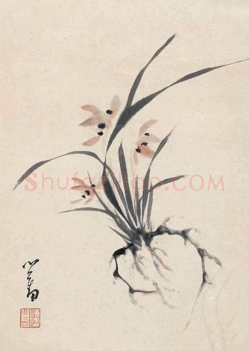 溥儒笔下的梅兰竹菊 | 书画文摘
