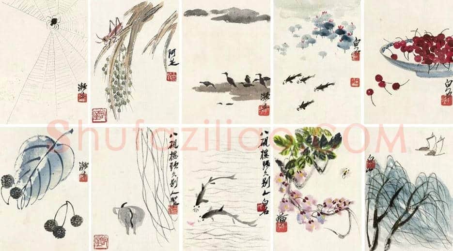 齐白石拍卖最贵的花鸟画都有哪些？ | 书画百科