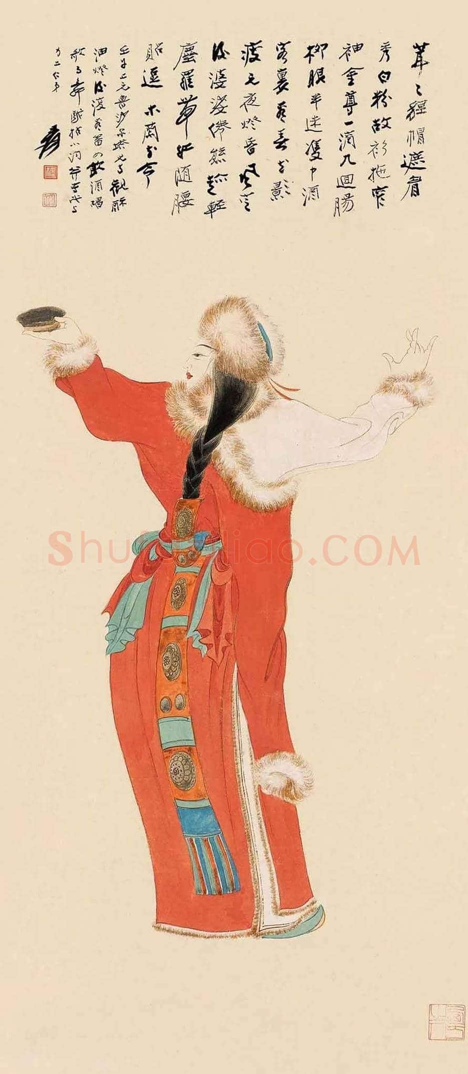 张大千异域风情作品欣赏 | 书画资料