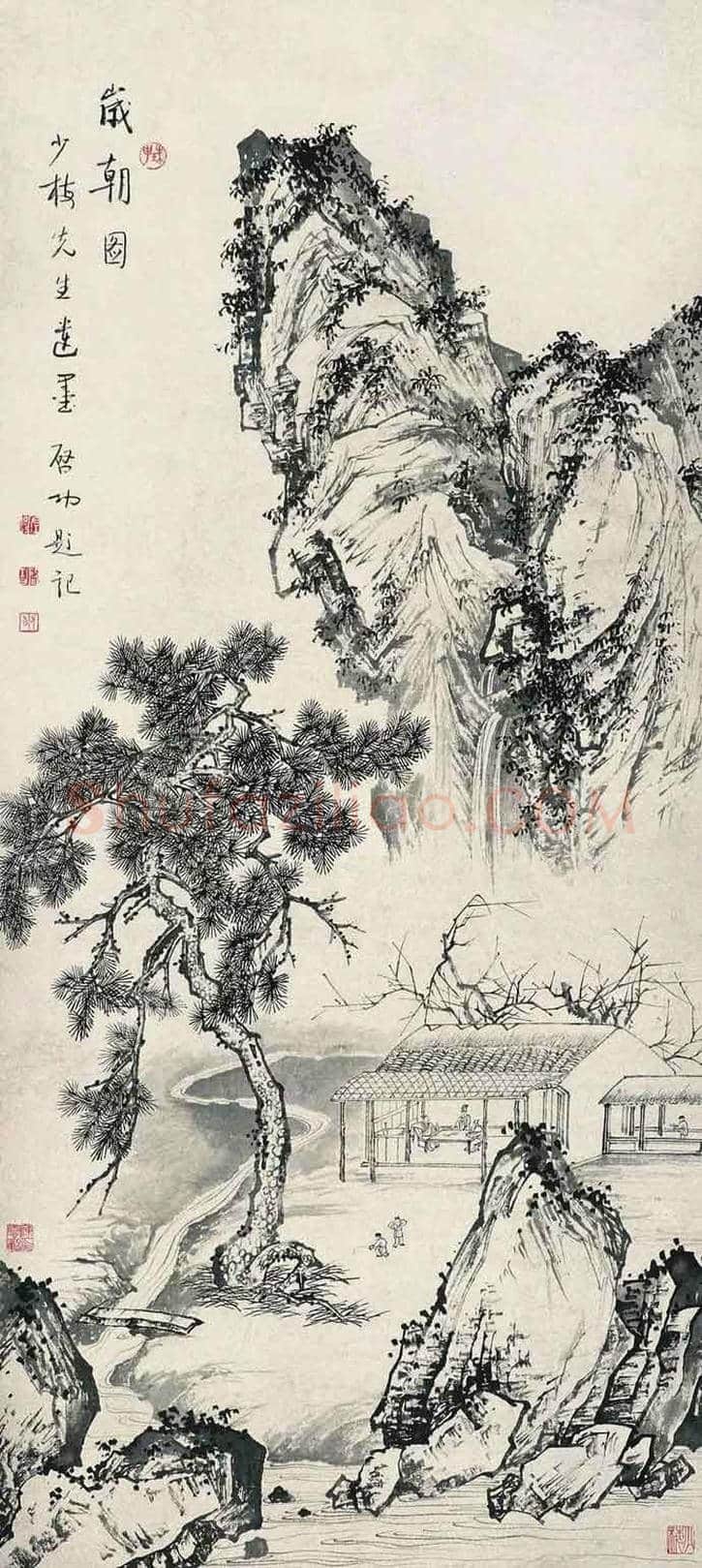 史上最全《岁朝清供图》:潘天寿、张大千、梅兰芳等 | 书画学堂