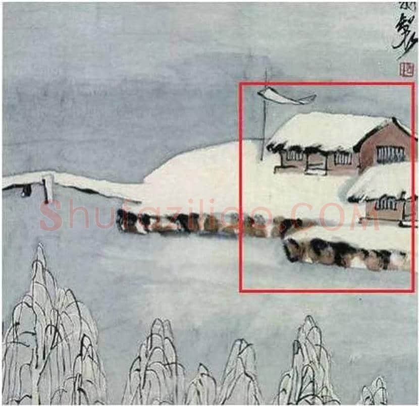 齐白石山水《一白高天下》真假辨别 | 书画讲解