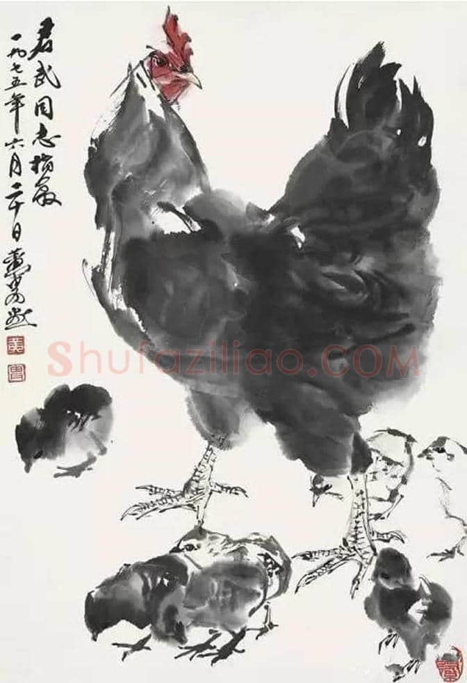 黄胄笔下的鸡也同样精彩 | 书画百科